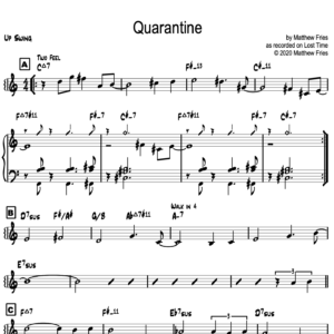 Quarantine - Leadsheet
